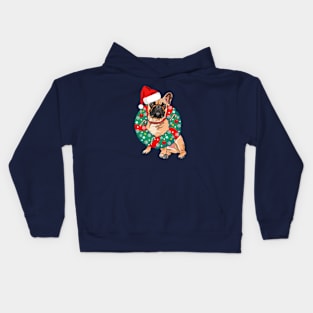 French Bulldog Dogmas X-mas Dog Lover Frenchi Christmas Kids Hoodie